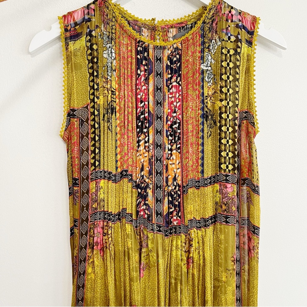 Anthropologie Bhanuni by Jyoti Citron Maxi Dress Size XS - Picture 6 of 15